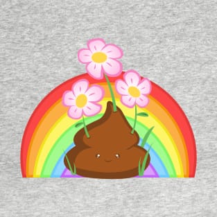 Cute Rainbow Poo T-Shirt